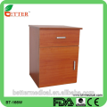 hospital wood bedside locker